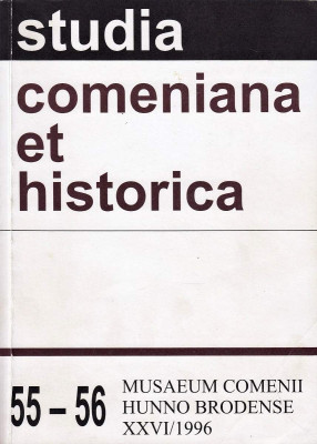 Studia Comeniana et historica 55-56
