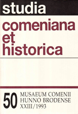 Studia Comeniana et historica 50